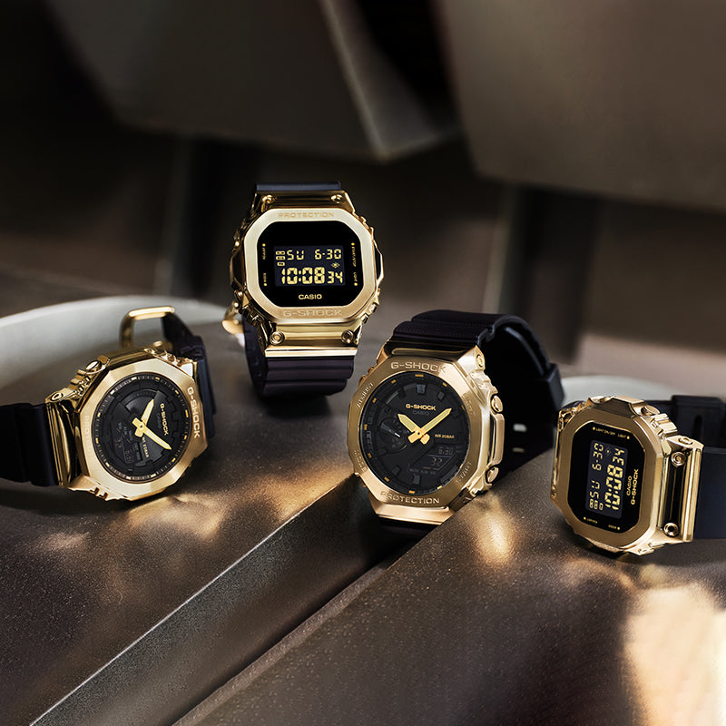 CASIO G-Shock Analog-Digital 'Black Gold' GM-S5600GB-1PR