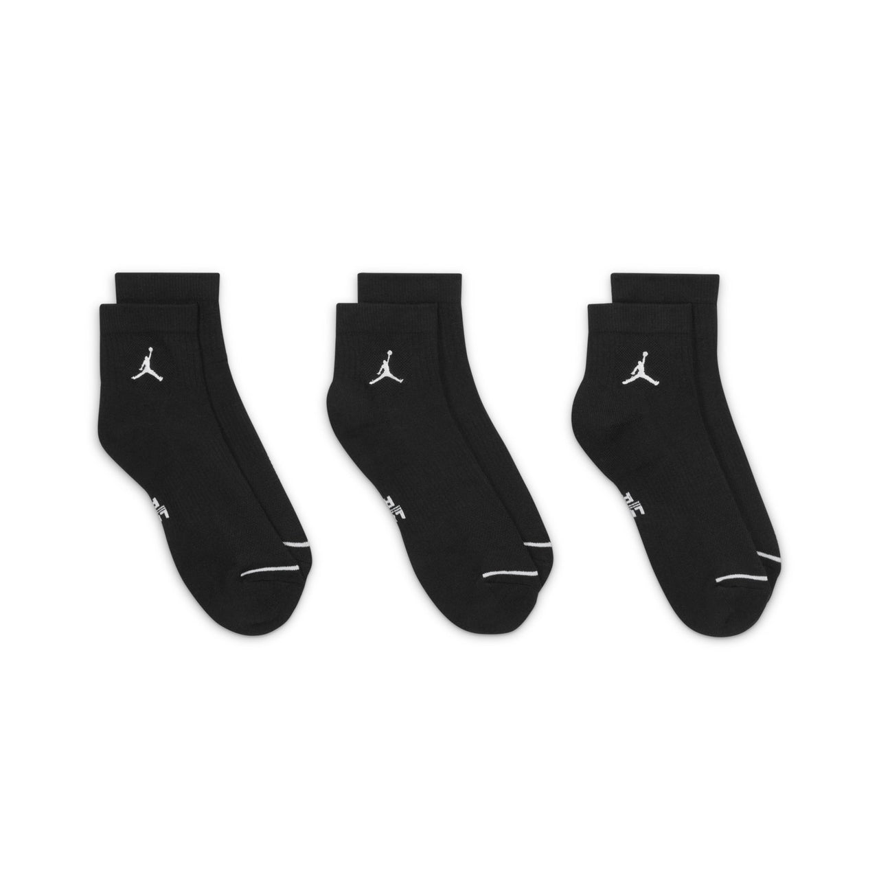 Air Jordan Everyday Ankle Socks 'Black White' DX9655-010