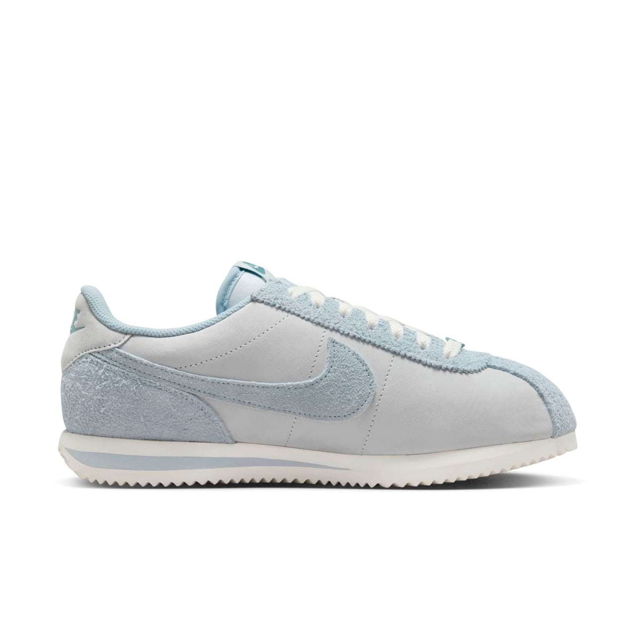 (WMNS) Nike Cortez Premium Leather 'Pure Platinum Armory Blue' HQ1500-043