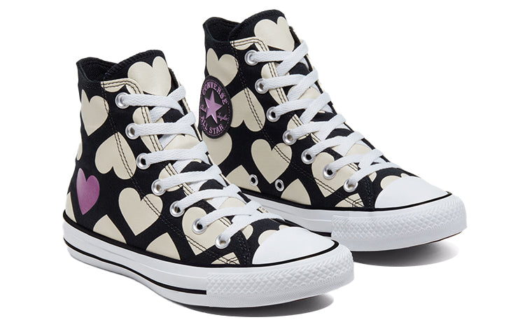 (WMNS) Converse Chuck Taylor All Star High 'Twisted Hearts - Black' 567143F