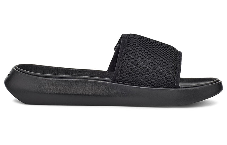 (WMNS) UGG LA Light Slide Black Slippers 1107911-BBLC