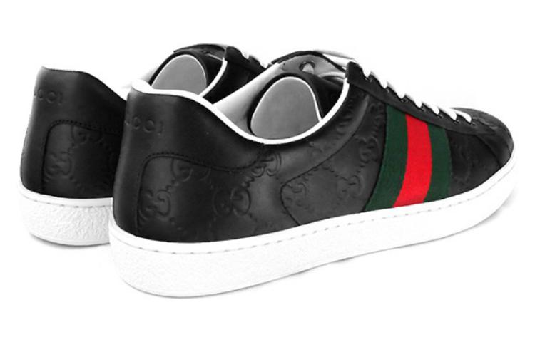 Gucci Ace 'Black Logo' 386750-CWCG0-1070