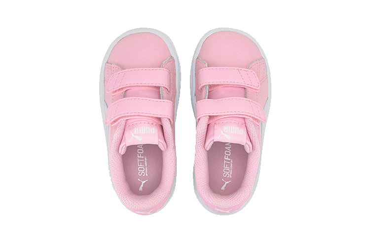 (TD) PUMA Smash V2 Casual Sneakers White/Pink 365174-24