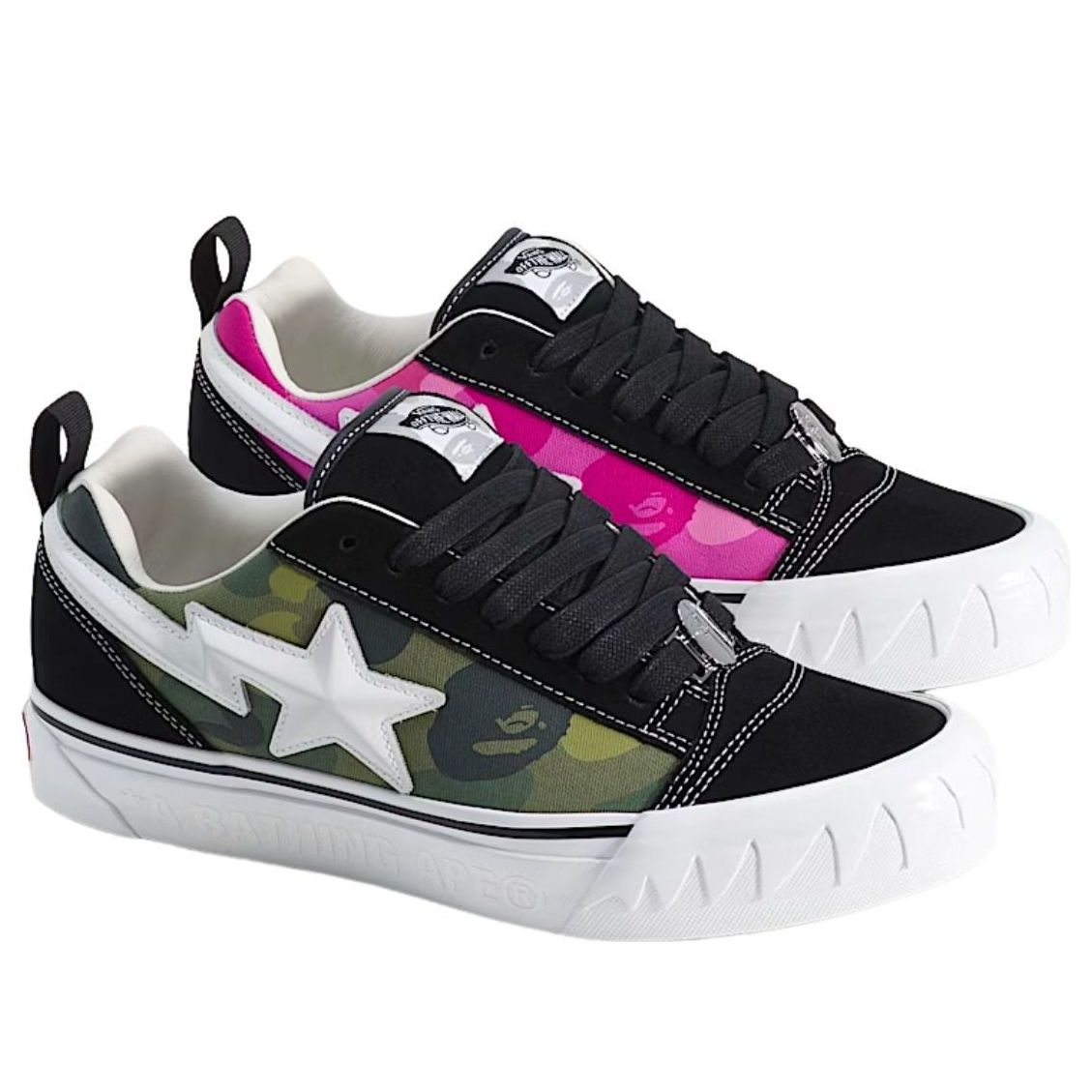 Vans x BAPE Premium Knu Skool 'Camo Green' VN000Z39W09