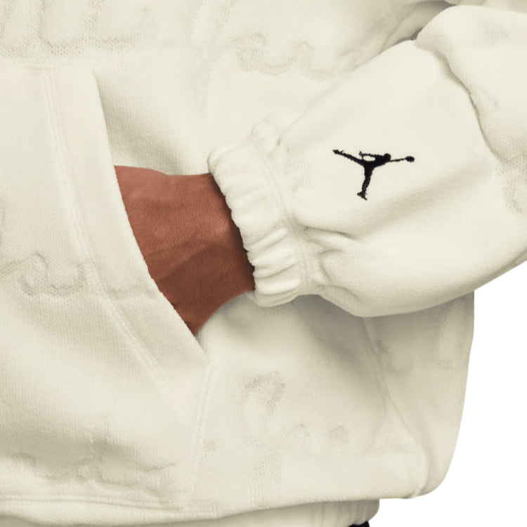 Air Jordan Flight Jacquard Pullover Hoodie 'Sail' IF1837-133