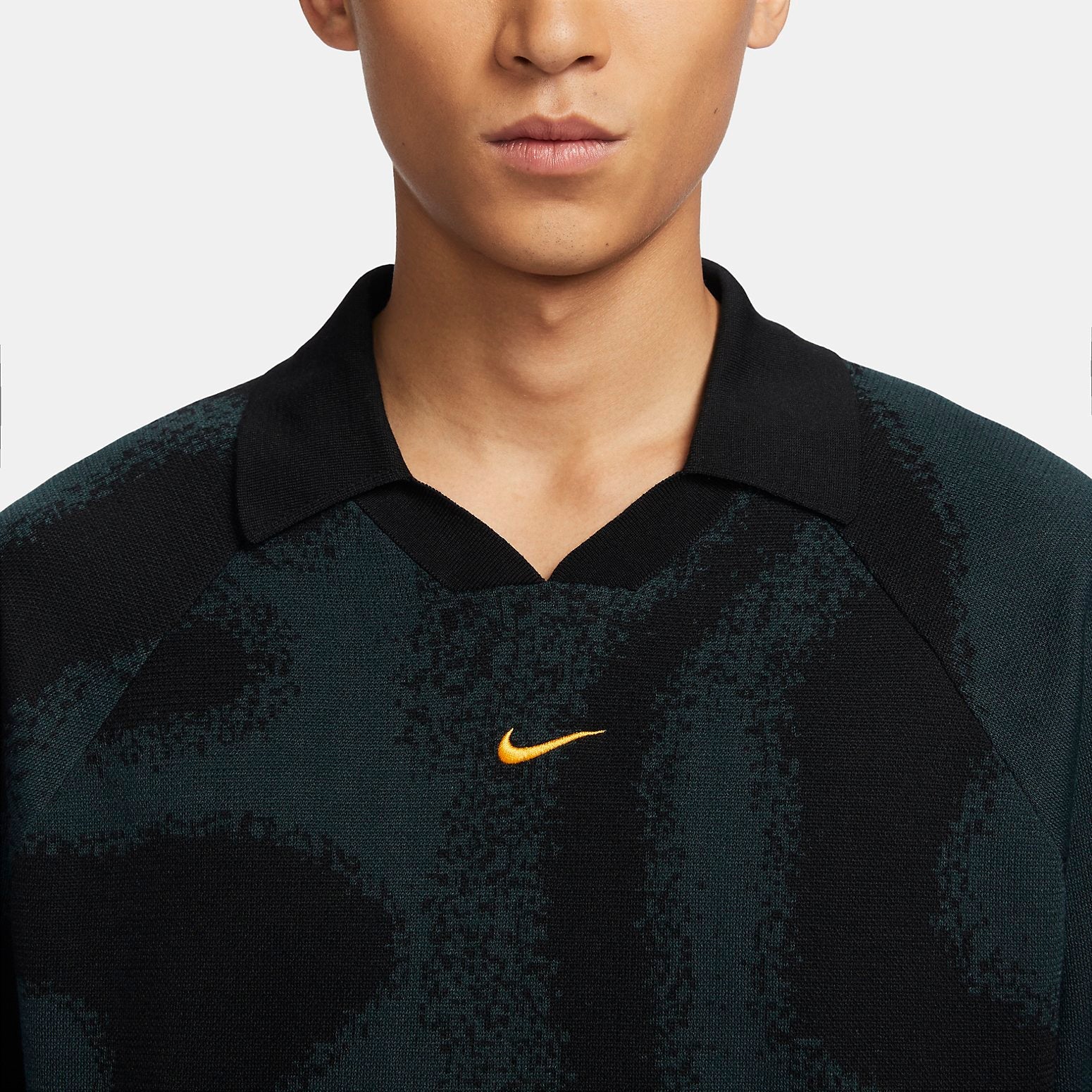 Nike Culture of Football Knit Long-Sleeve Soccer Sweater 'Green Black' FD7285-323