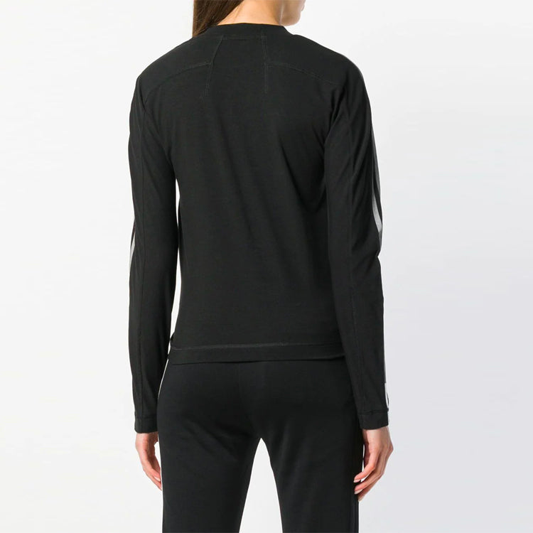 (WMNS) Y-3 Round Neck Long Sleeves Hoodie Black DP0771