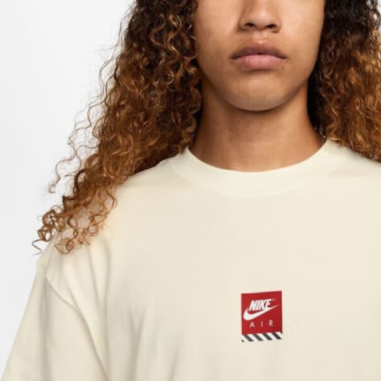 Nike AS U NSW TEE M90 OC SOLE FOOD T-Shirt Asia Sizing 'Beige' HJ0769-133