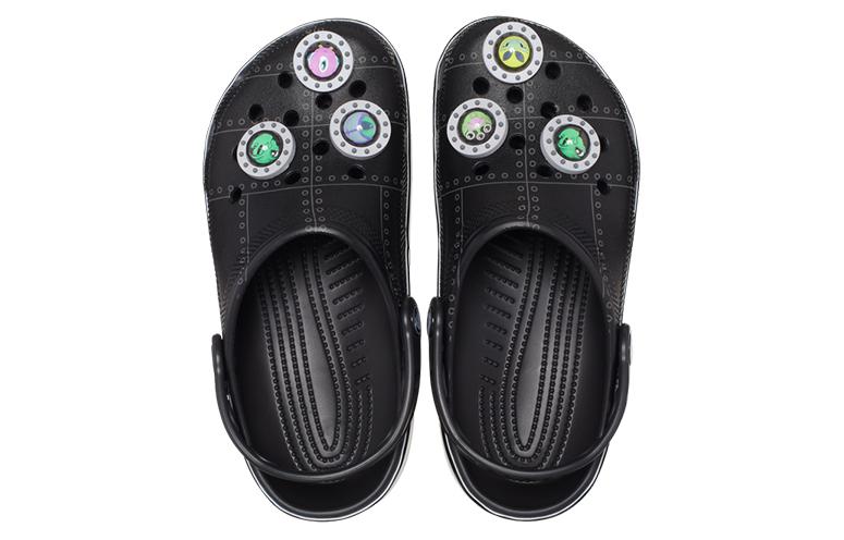 Crocs x Ron English Classic Clogs 'Area 54 - Black' 208134-001