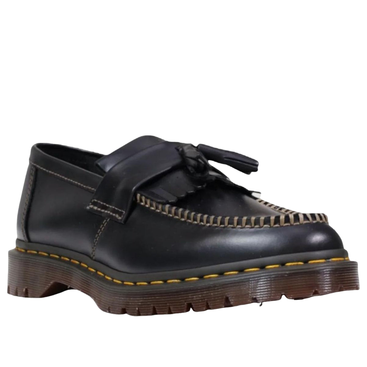 (WMNS) Dr. Martens Adrian Tassel Orleans Leather Loafers 'Black' 42849001