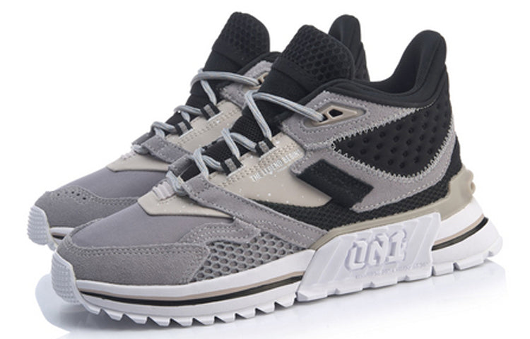 (WMNS) Li-Ning 001 T1000 Winter Mid 'Grey Black' AGLP094-5