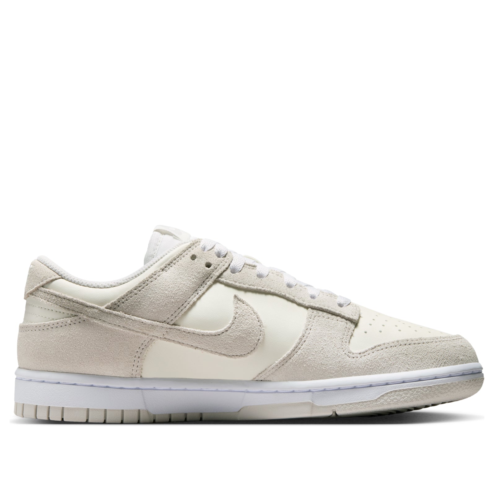 (WMNS)  Nike Dunk Low Suede 'Sail Vast Grey' IO4244-105