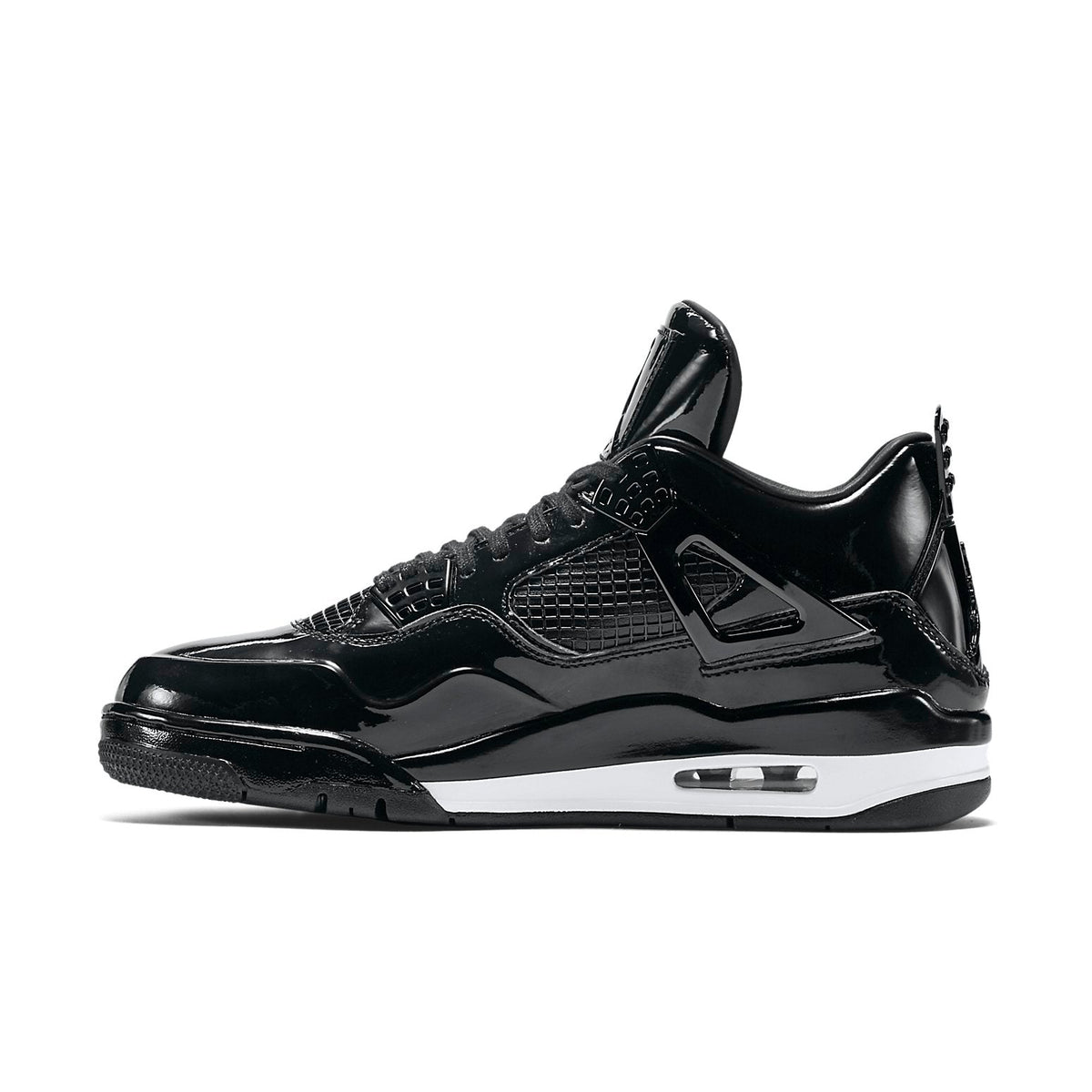 Air Jordan 4 Retro 11Lab4 'Black Patent Leather' 719864-010