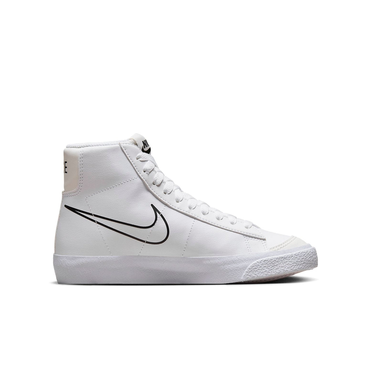 (GS) Nike Blazer Mid Next Nature 'Multi-Swoosh - White Bright Mandarin' FN7788-100