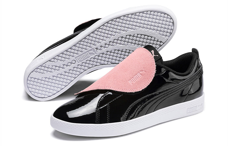 (WMNS) PUMA Smash Bff Trainers Black/Pink 370323-04
