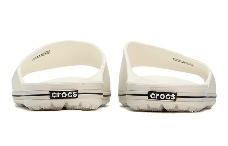 Crocs Fashion Casual White Slippers 'White Black' 204108-103