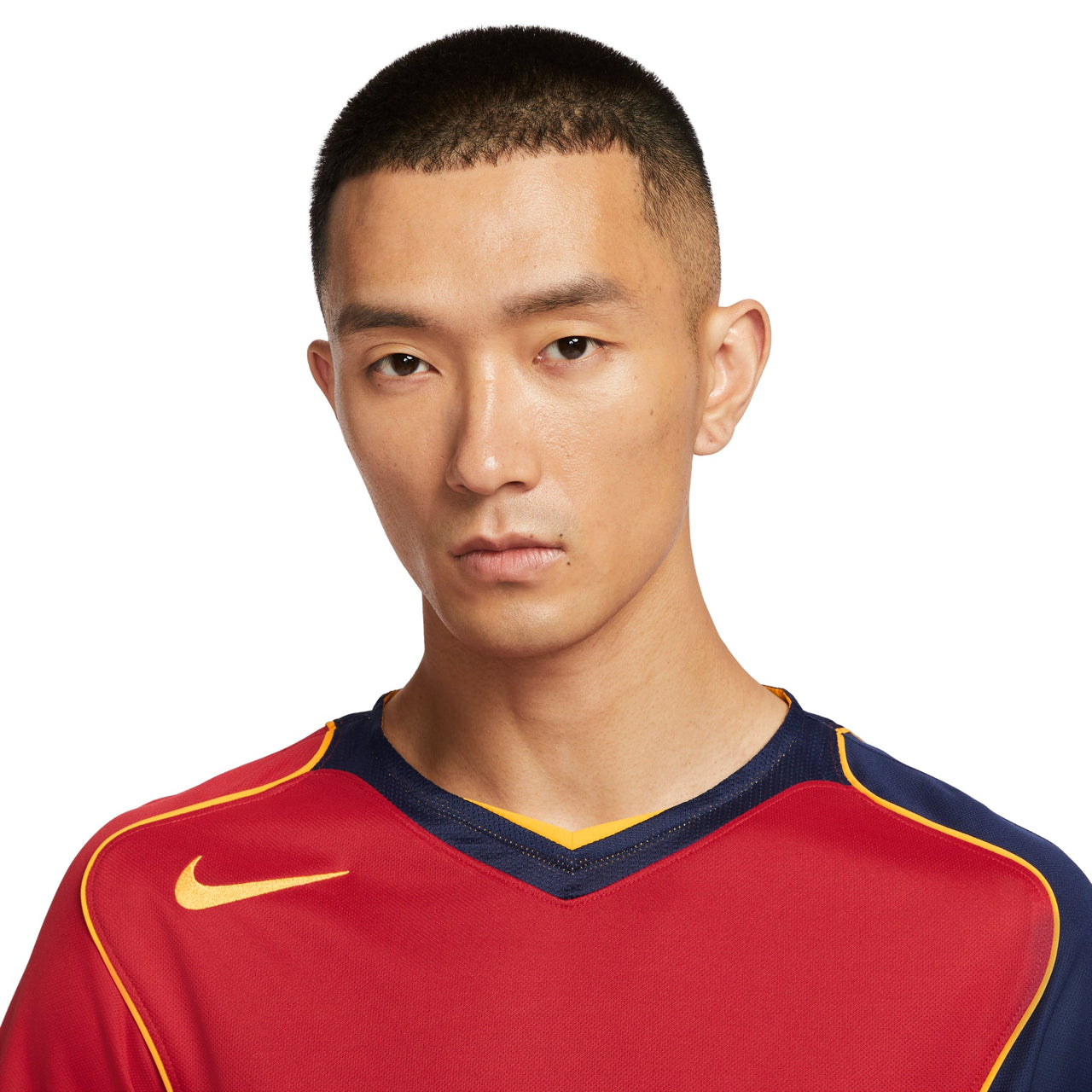 Nike Total 90 Dri-FIT Soccer Jersey 'Gym Red Navy' IB4209-687