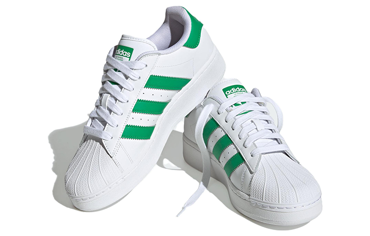 adidas Originals Superstar XLG Shoes 'Cloud White Green' IF8069