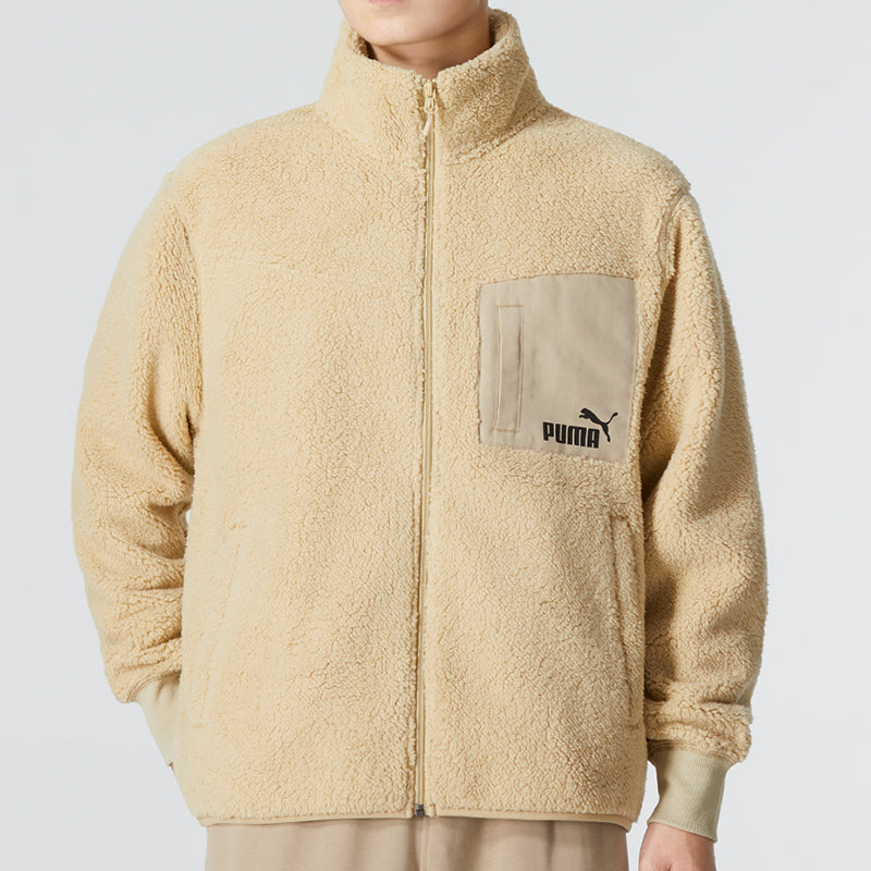 PUMA Relaxed Sherpa Jacket 'Brown' 673645-12