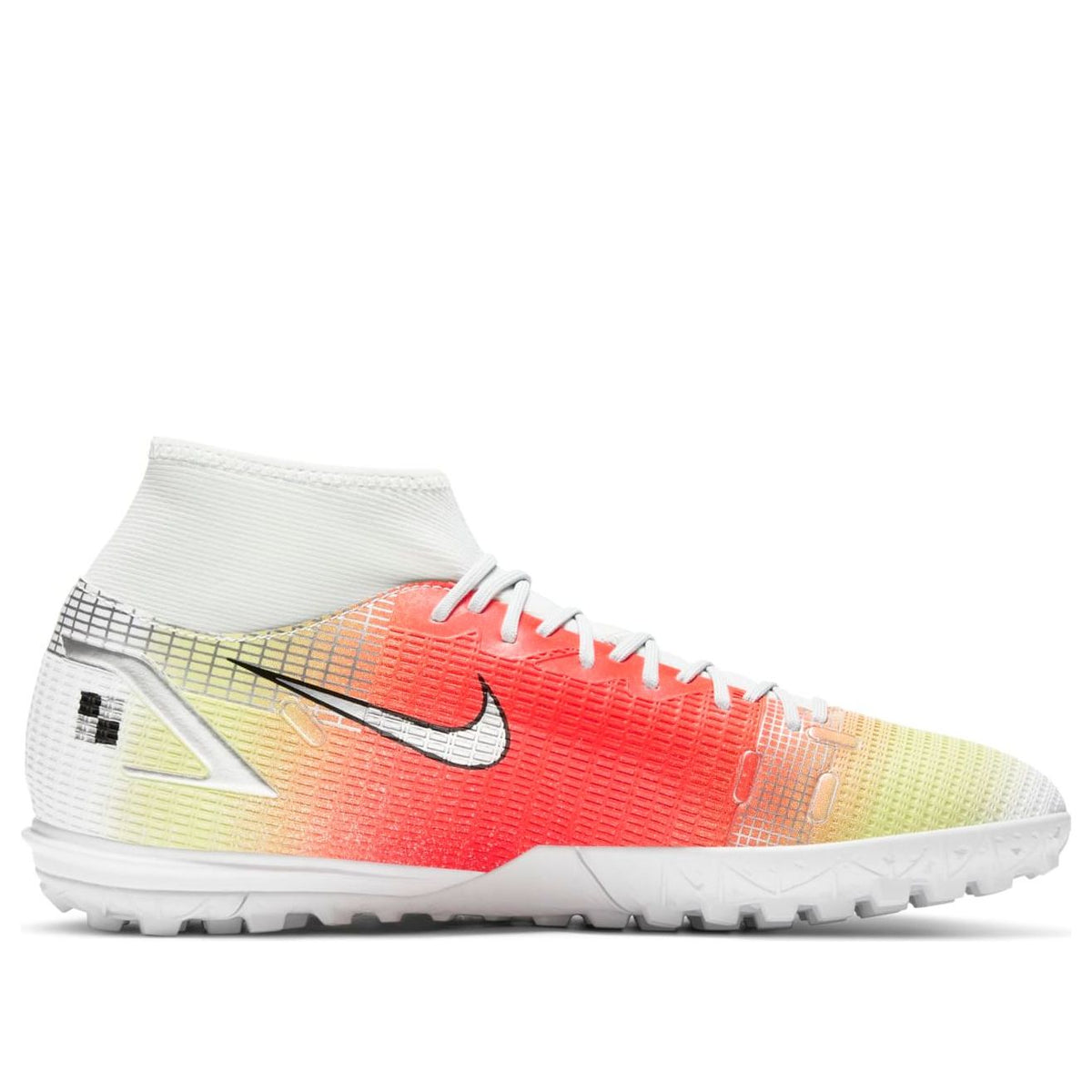 Nike Mercurial Superfly 8 Academy MDS TF Turf 'Orange Yellow Silver' CV0952-118