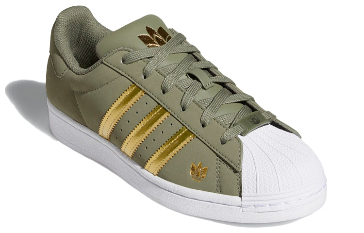 (WMNS) adidas Superstar 'Green Gold Metallic' FZ2120