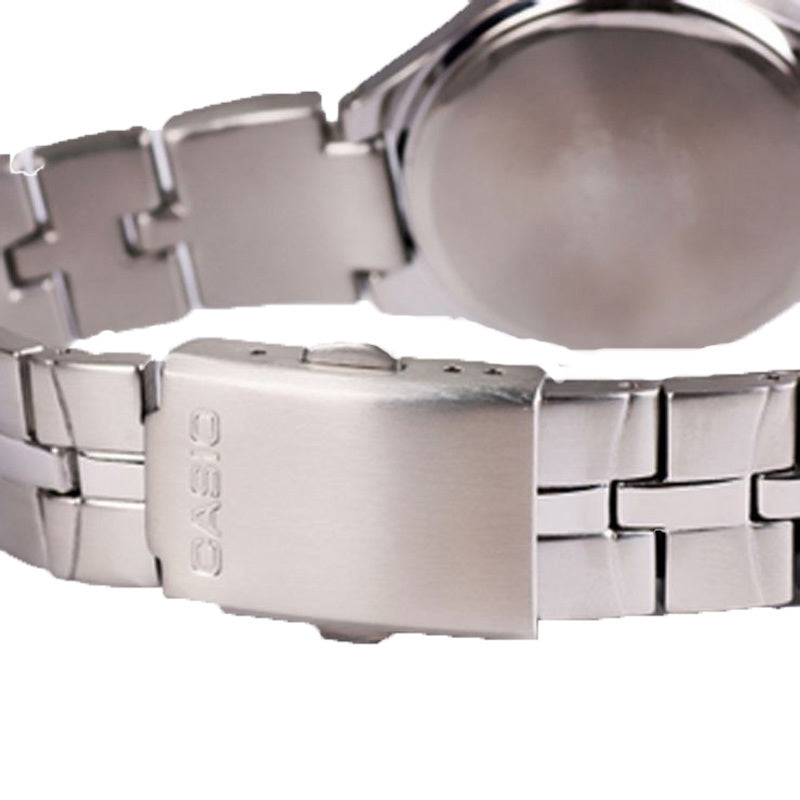 CASIO Waterproof Stainless Steel Strap White Analog LTP-2064A-7A3VDF