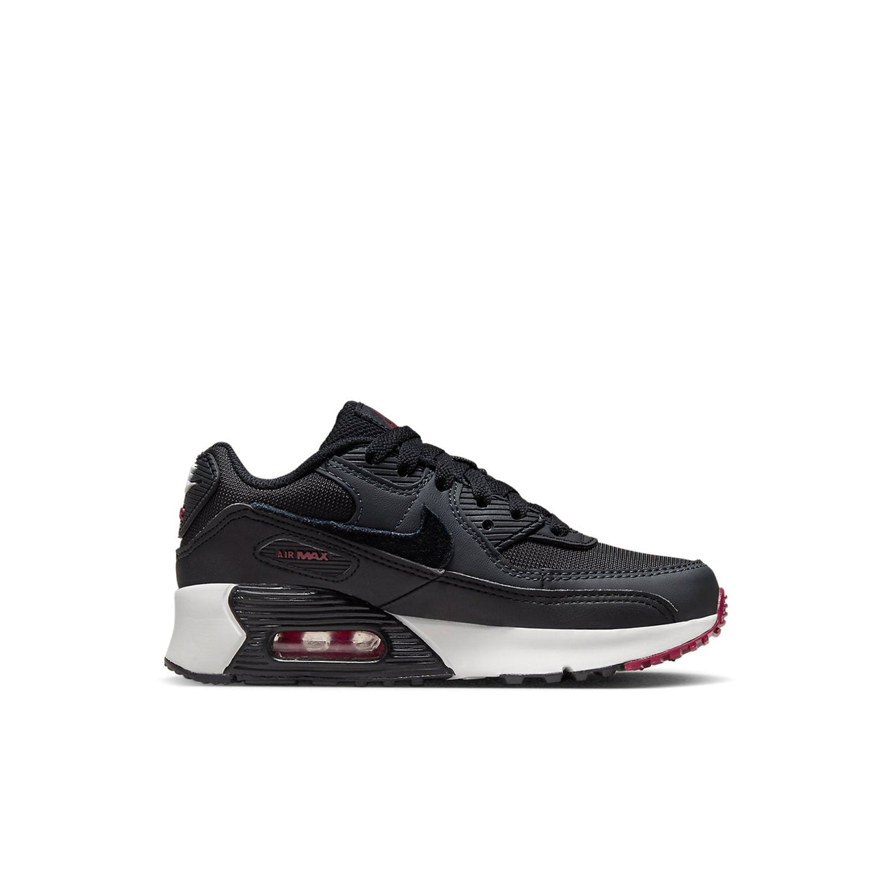 (PS) Nike Air Max 90 Leather 'Black Team Red' CD6867-022