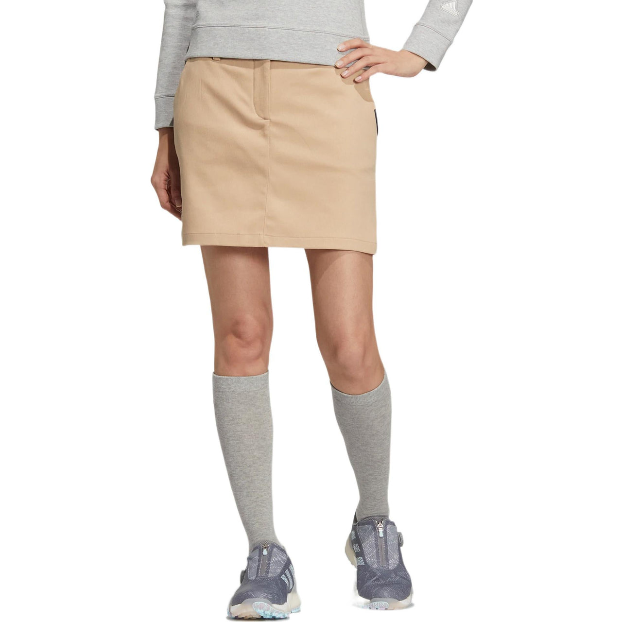 (WMNS) adidas Play Green Twill Skirt 'Beige' HC3780