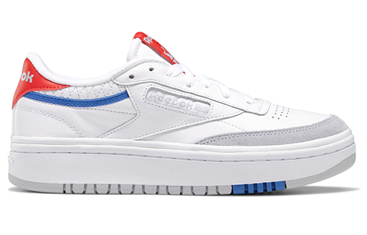 (WMNS) Reebok Club C Double 'White Red Blue' EG5989