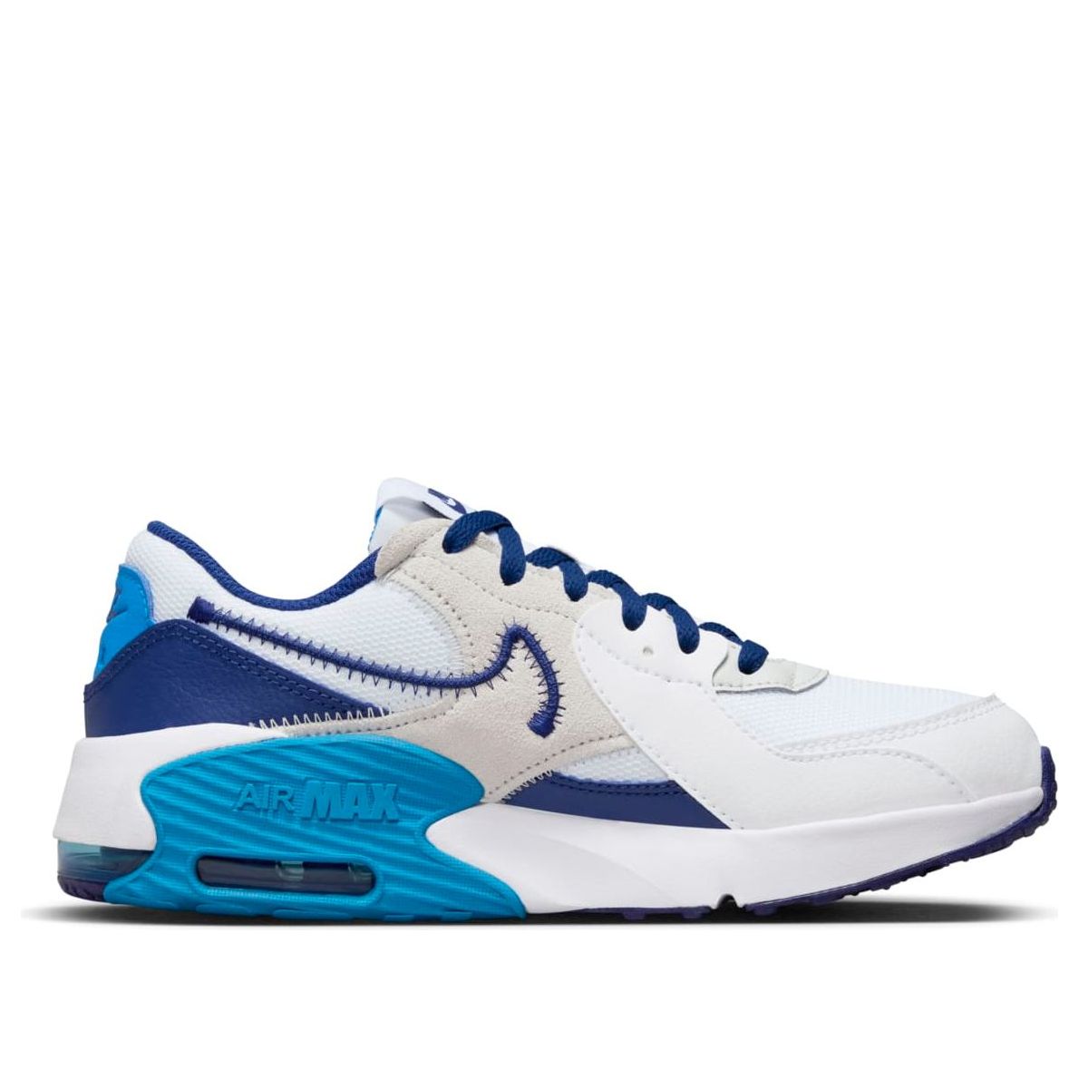 (GS) Nike Air Max Excee 'White Deep Royal Blue' FB3058-100