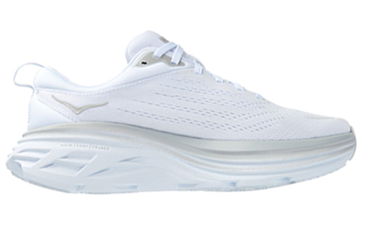(WMNS) HOKA ONE ONE Bondi 8 Wide 'White' 1127954-WWH