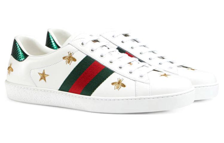 Gucci Ace Embroidered 'Bees and Stars' 386750-A38F0-9073