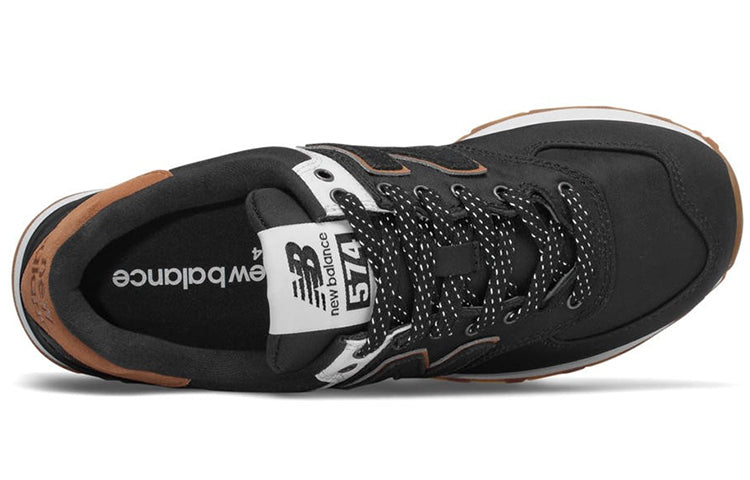 (WMNS) New Balance 574 Black/Brown WL574NMD