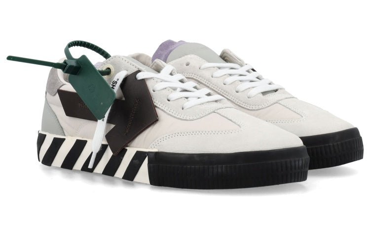 Off-White New Vulcanized Low 'White Black' OMIA232F22LEA0010110