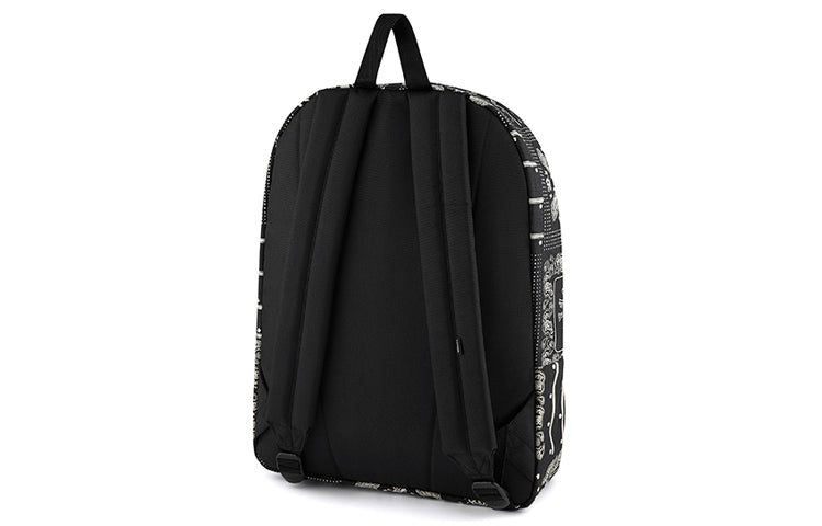 Vans Fashion Printed Backpack 'Black White' VN00021MCQ8