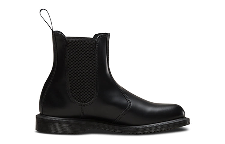(WMNS) Dr.Martens Flora Smooth Leather Chelsea Boots 'Black' 14649001