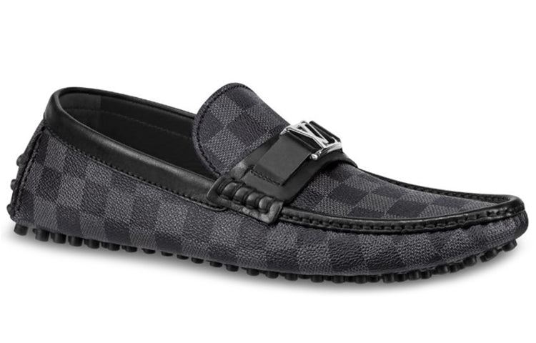 LOUIS VUITTON Hockenheim Moccasin Shoes 'Grey' 1A4OIF