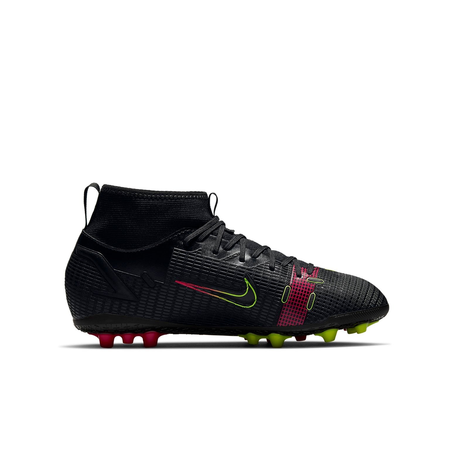 (GS) Nike Mercurial Superfly 8 Academy AG Artificial Grass Black CV0732-090