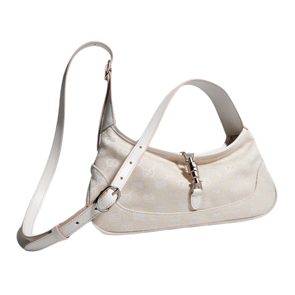 (WMNS) Gucci Jackie Slim Medium Shoulder Bag 'White' 863137-FAFV4-9551