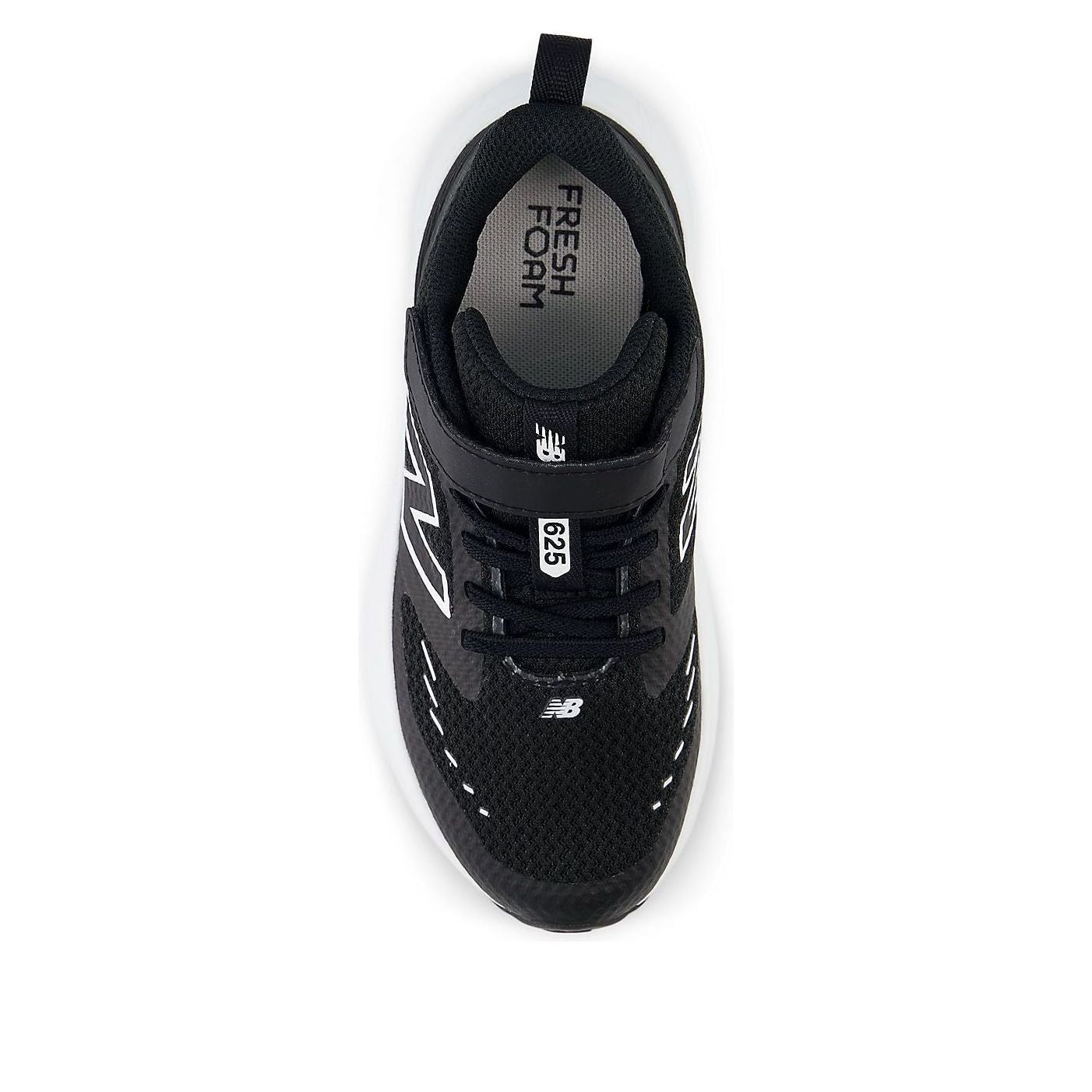 (GS) New Balance 625 Lace Strap 'Black White' PT625BK