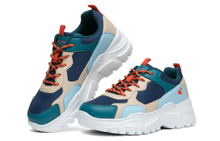 (WMNS) Skechers B-Rad Running Shoes Blue 155056-NVNT