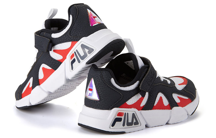 (PS) FILA RetroRunning Shoes Black/WhiteRed K14B021103FRN