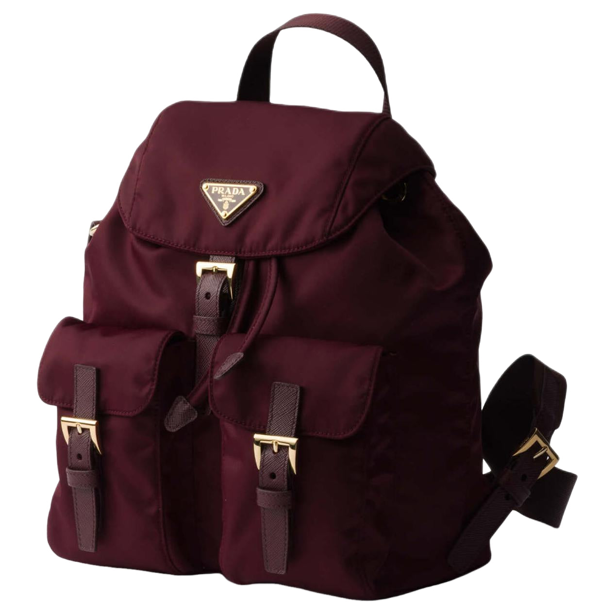 (WMNS) PRADA FW25 Re-Edition 1978 Small Re-Nylon Backpack 'Burgundy' 1BZ677-RV44-F0GCM