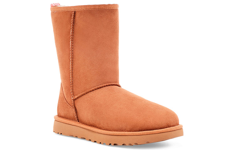 (WMNS) UGG Classic Short II Graphic Logo 2.0 Fleece Lined 1117532-CNCRL