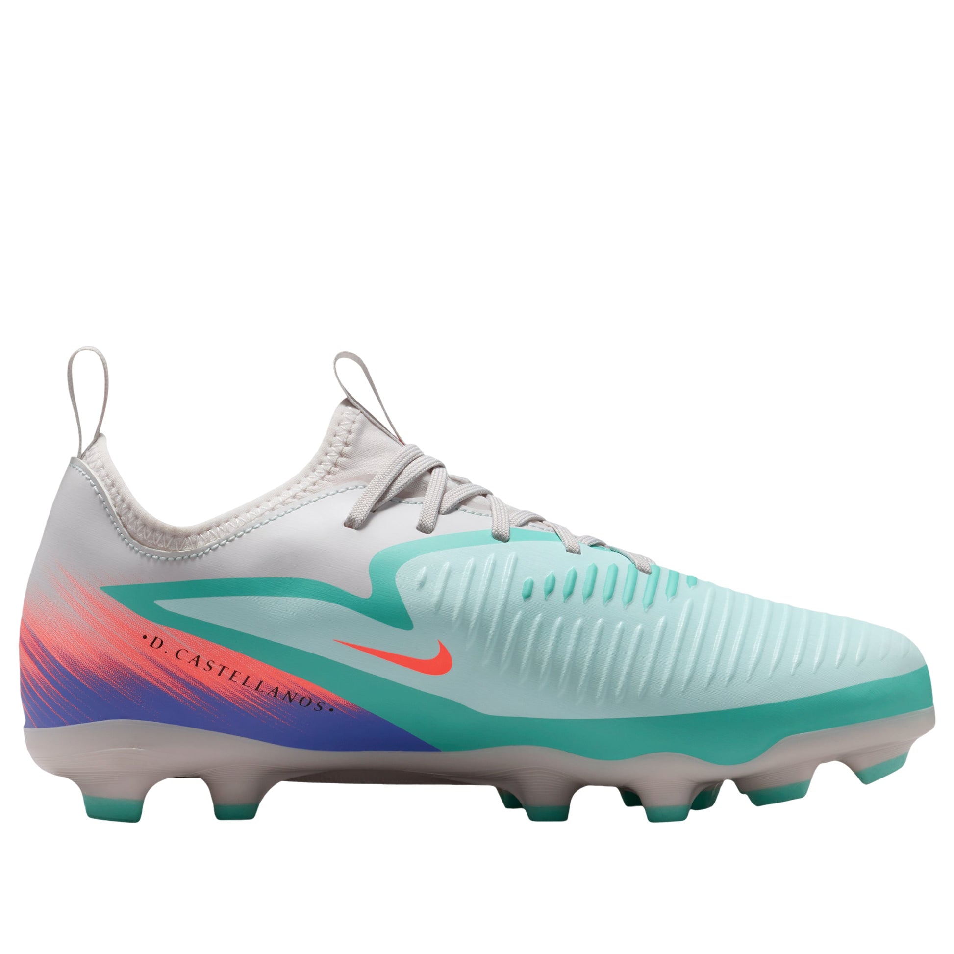 (GS) Nike United Jr. Phantom 6 Low Academy FG/MG 'Pistachio Frost Hyper Orange' IH2195-300