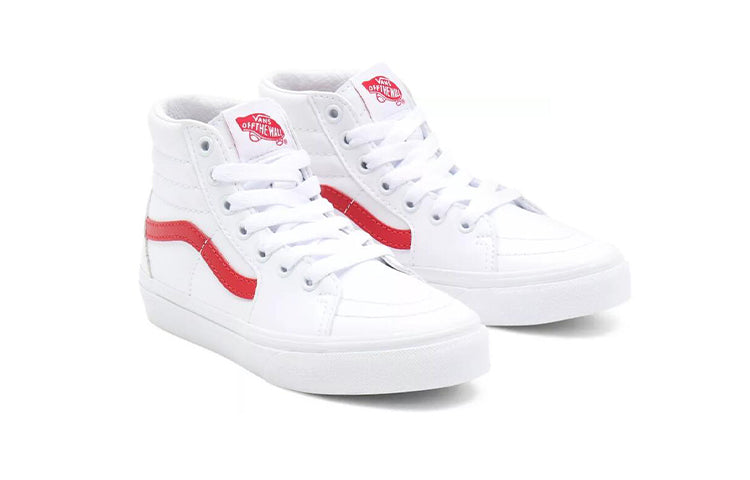 (PS) Vans SK8-Hi 'White Red' VN000D5F9AN