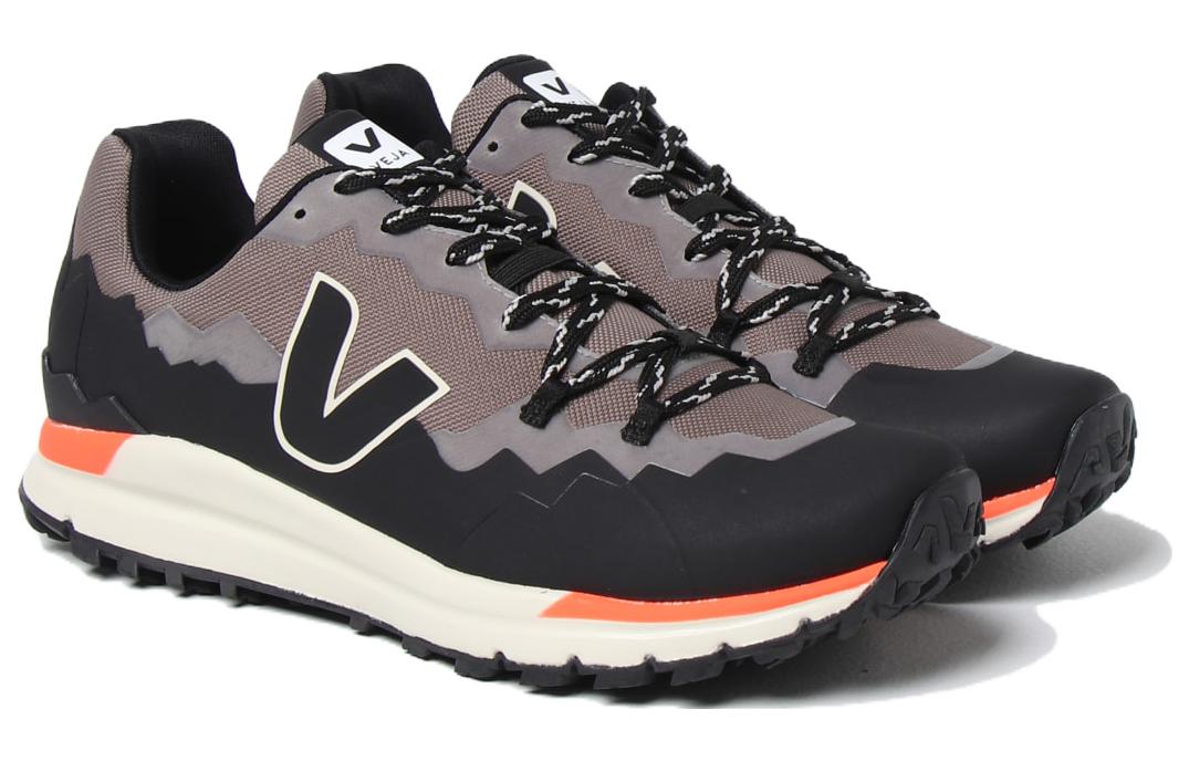Veja Fitz Roy Lace-Up Sneakers 'Black Khaki Orange' FR2303206