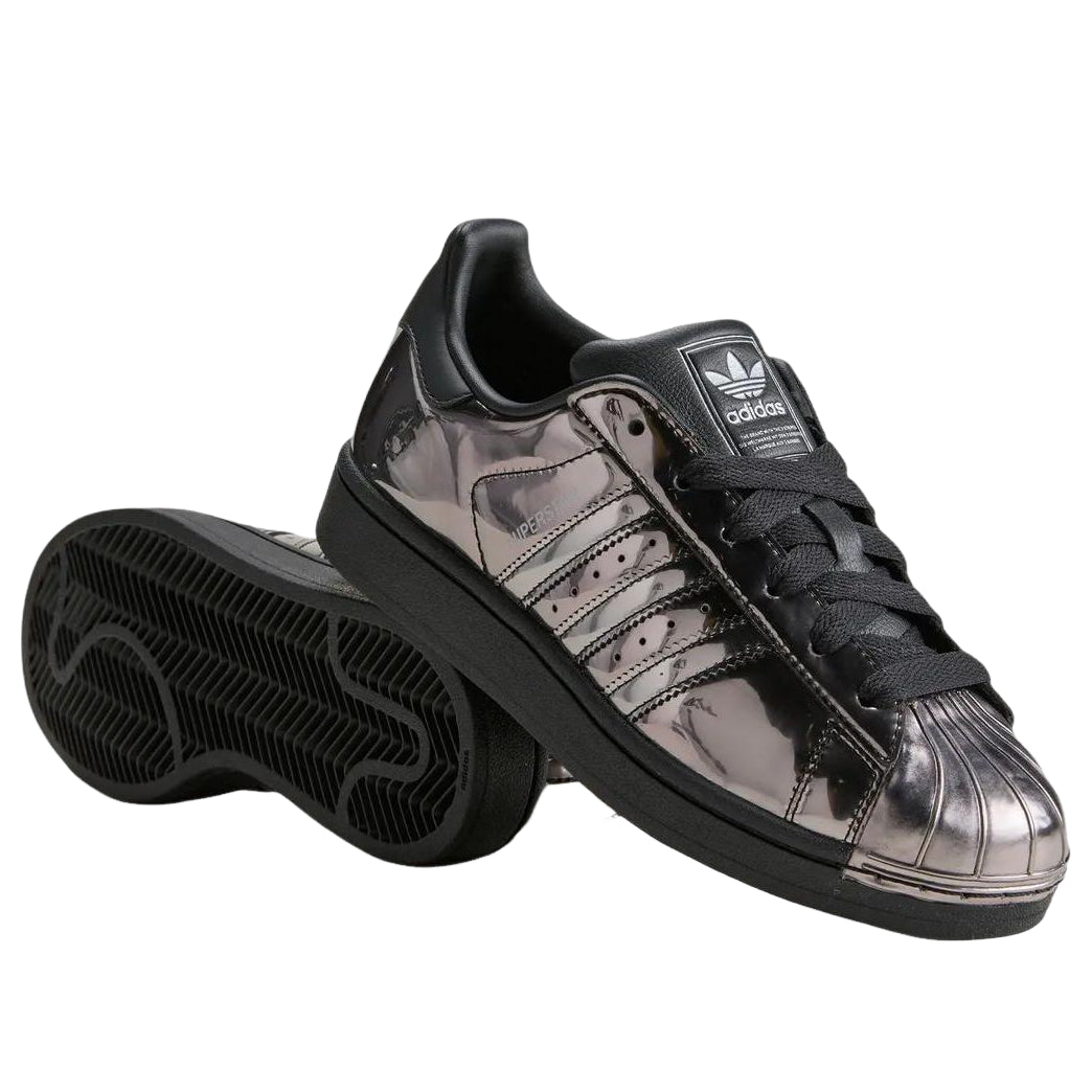 (WMNS) adidas Superstar II 'Black Silver' KJ7128