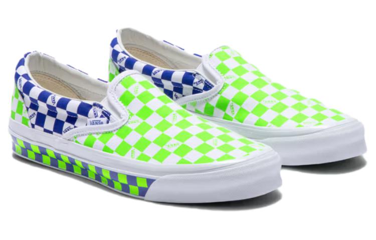Vans OG Classic Slip-On LX 'Varsity Canvas Green Blue' VN0A32QN24O1