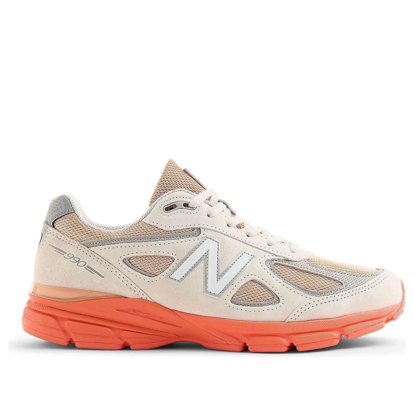New Balance 990v4 Made in USA 'Moonbeam Tangerine Heat Orange' U990MO4